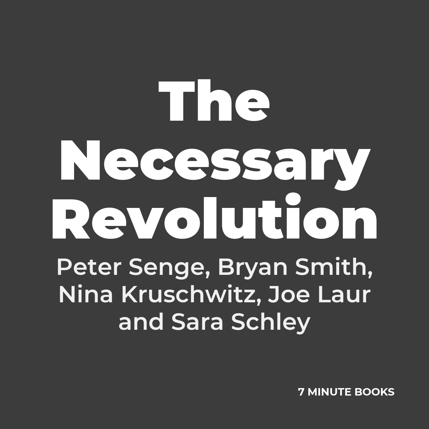 The Necessary Revolution cover