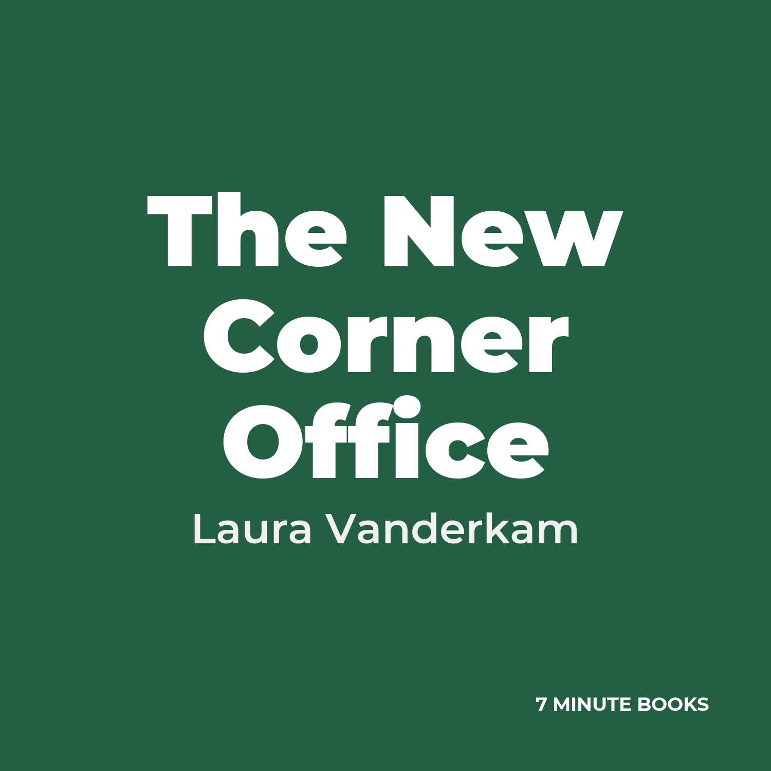 The New Corner Office cover