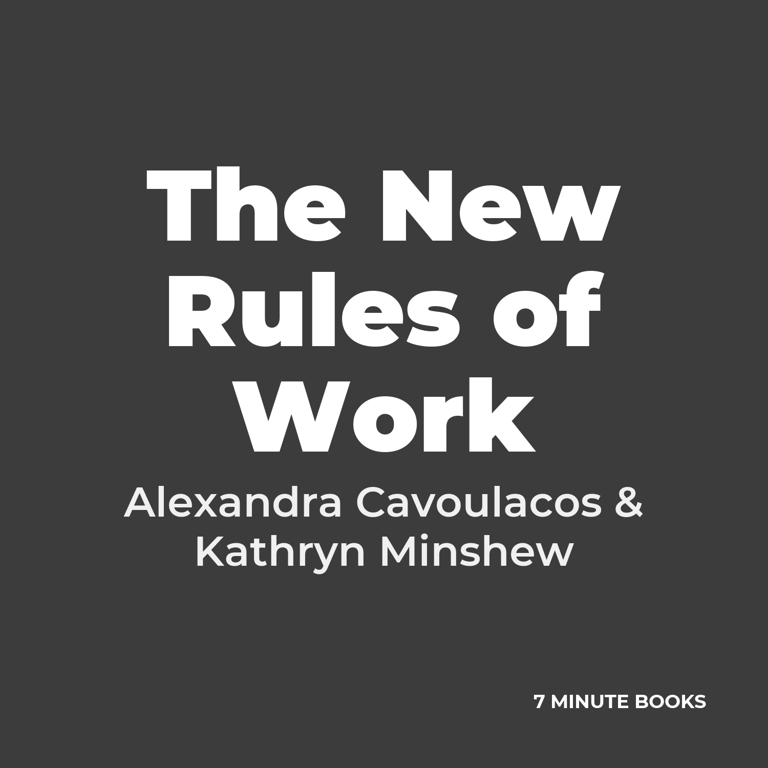 The New Rules of Work cover