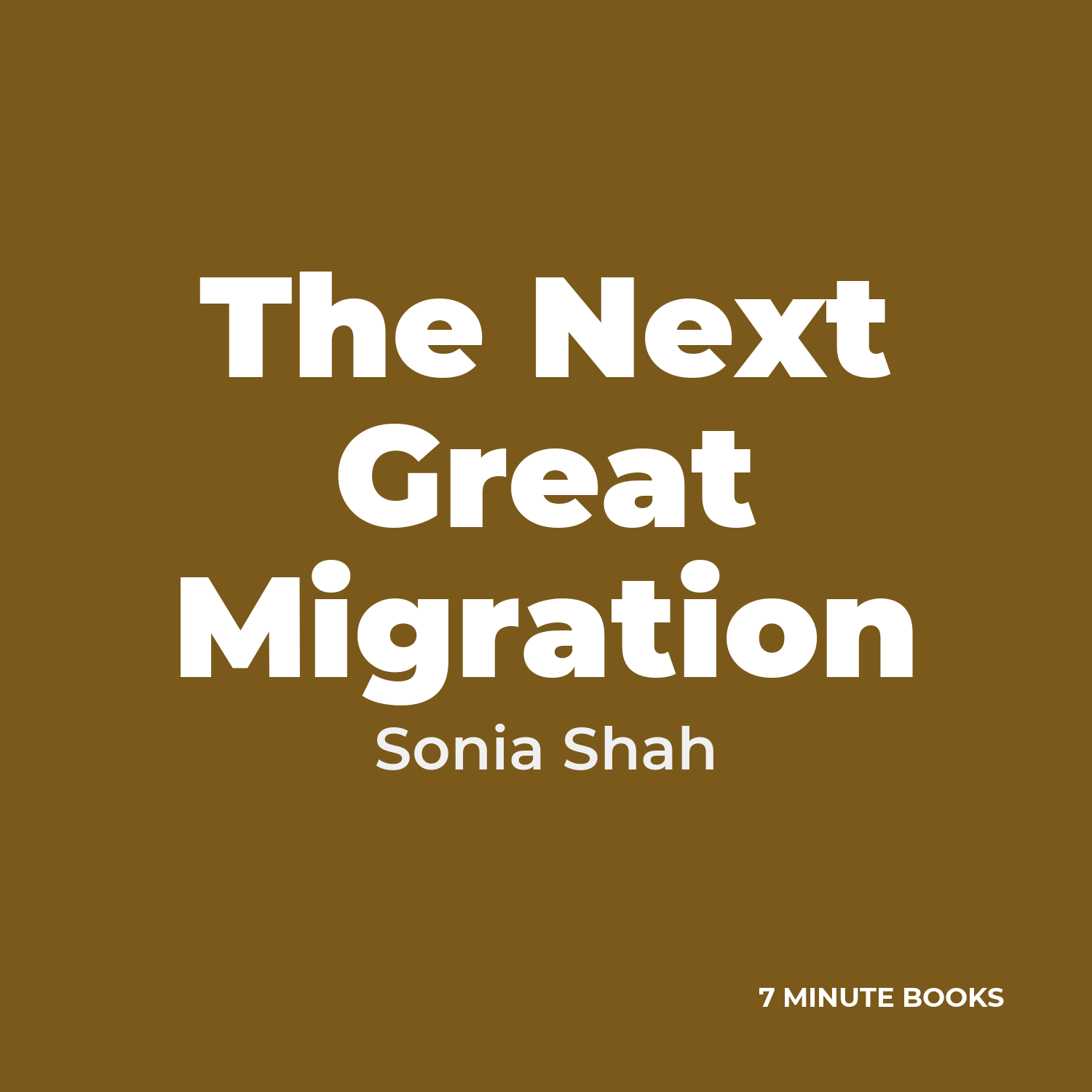 The Next Great Migration cover