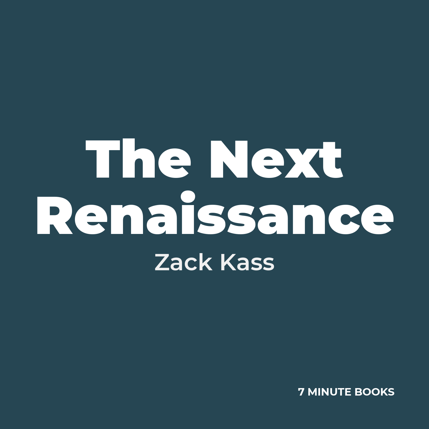 The Next Renaissance cover