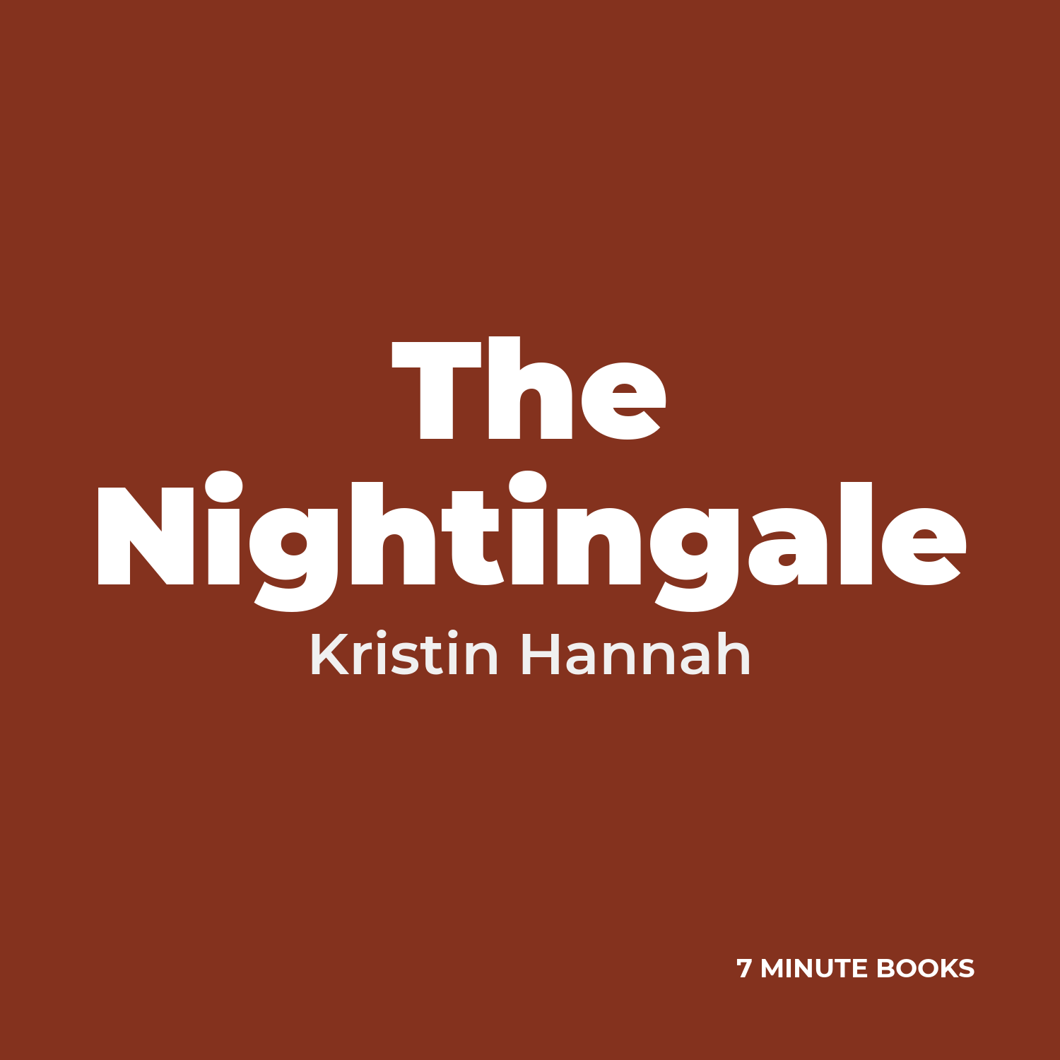 The Nightingale cover