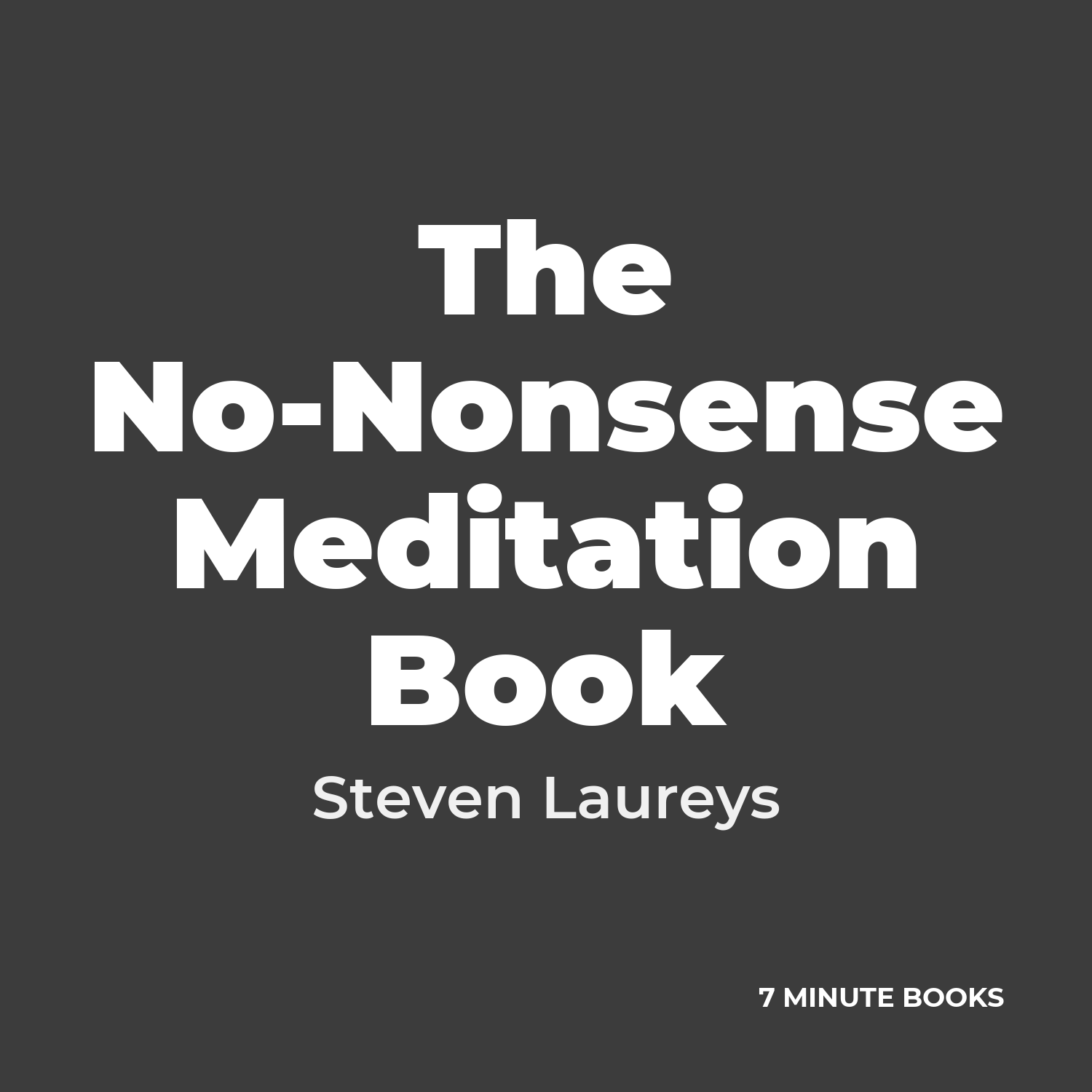 The No-Nonsense Meditation Book cover