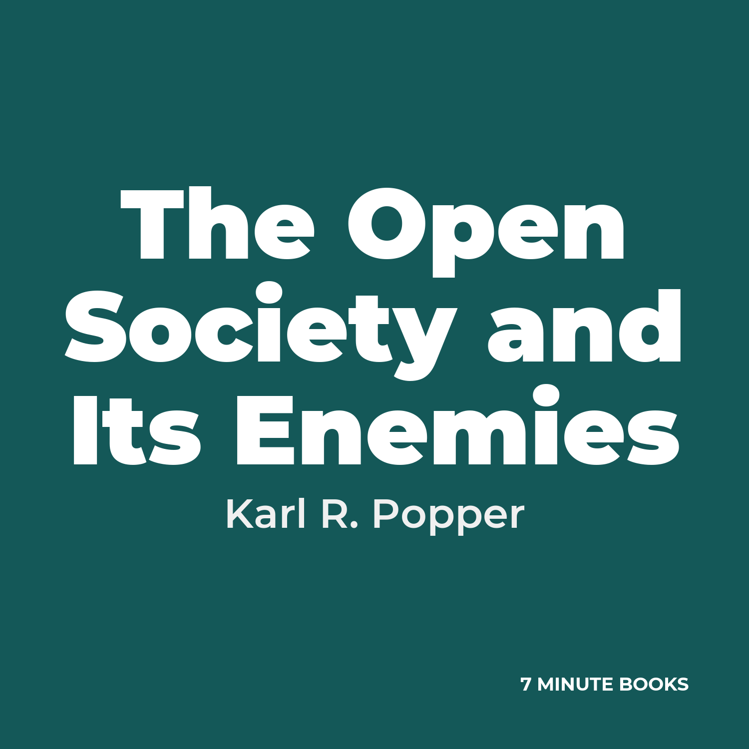 The Open Society and Its Enemies cover