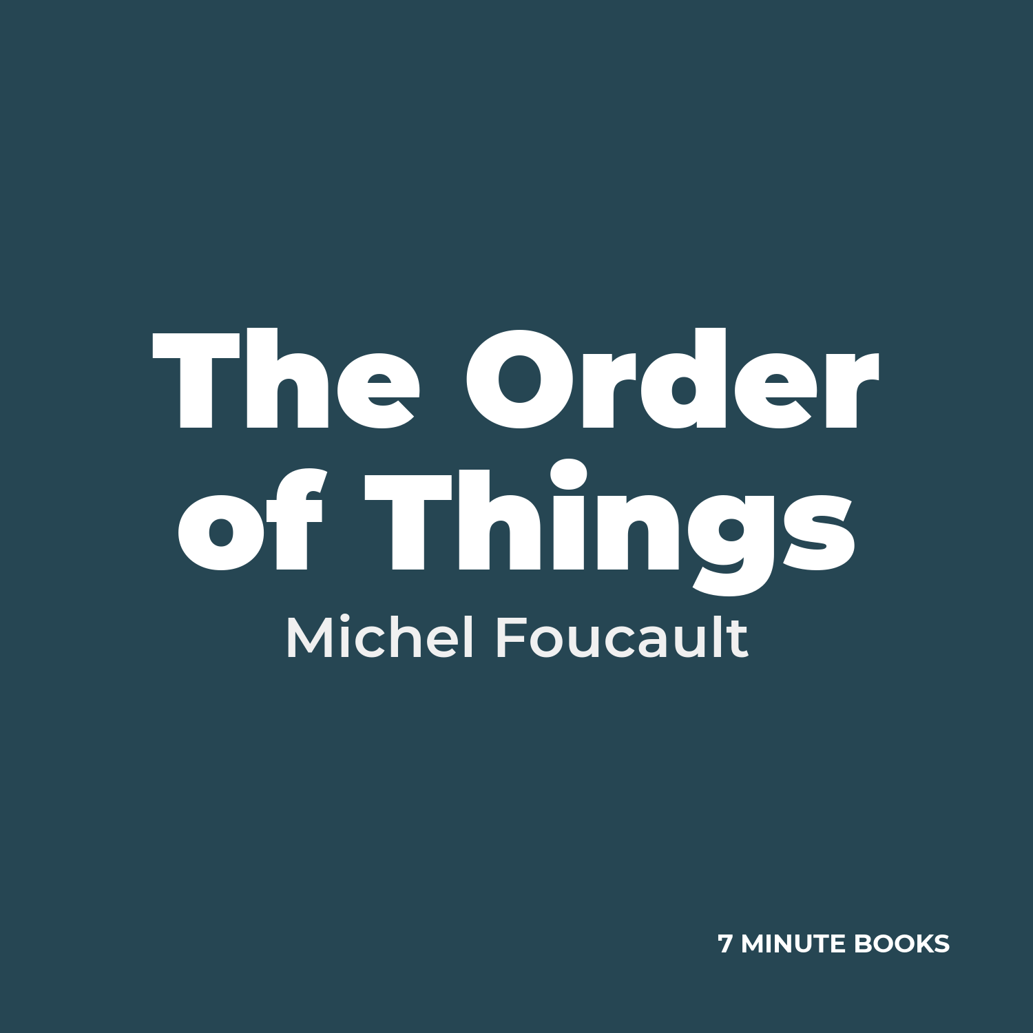 The Order of Things cover