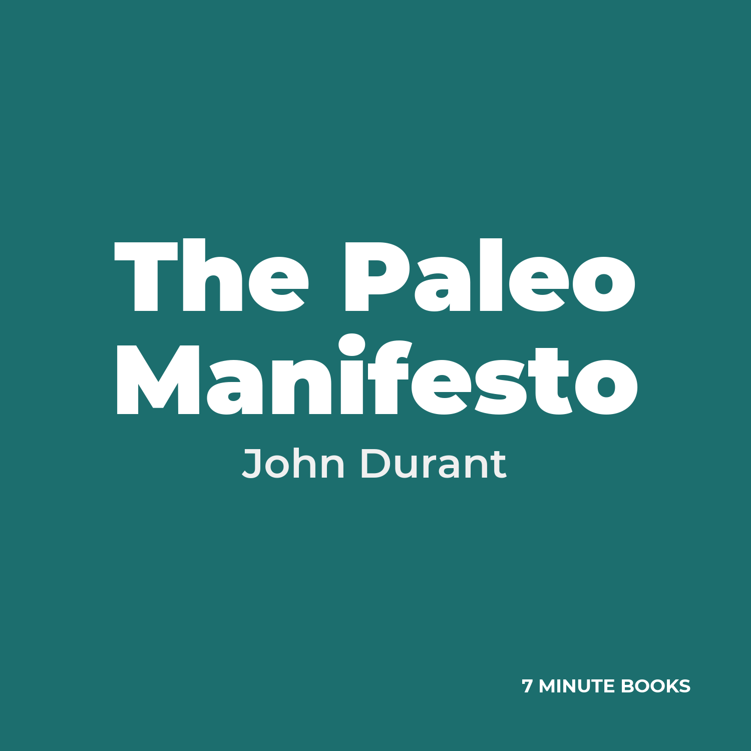 The Paleo Manifesto cover