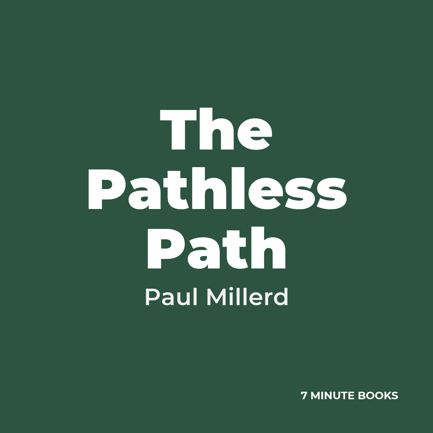 The Pathless Path — by Paul Millerd