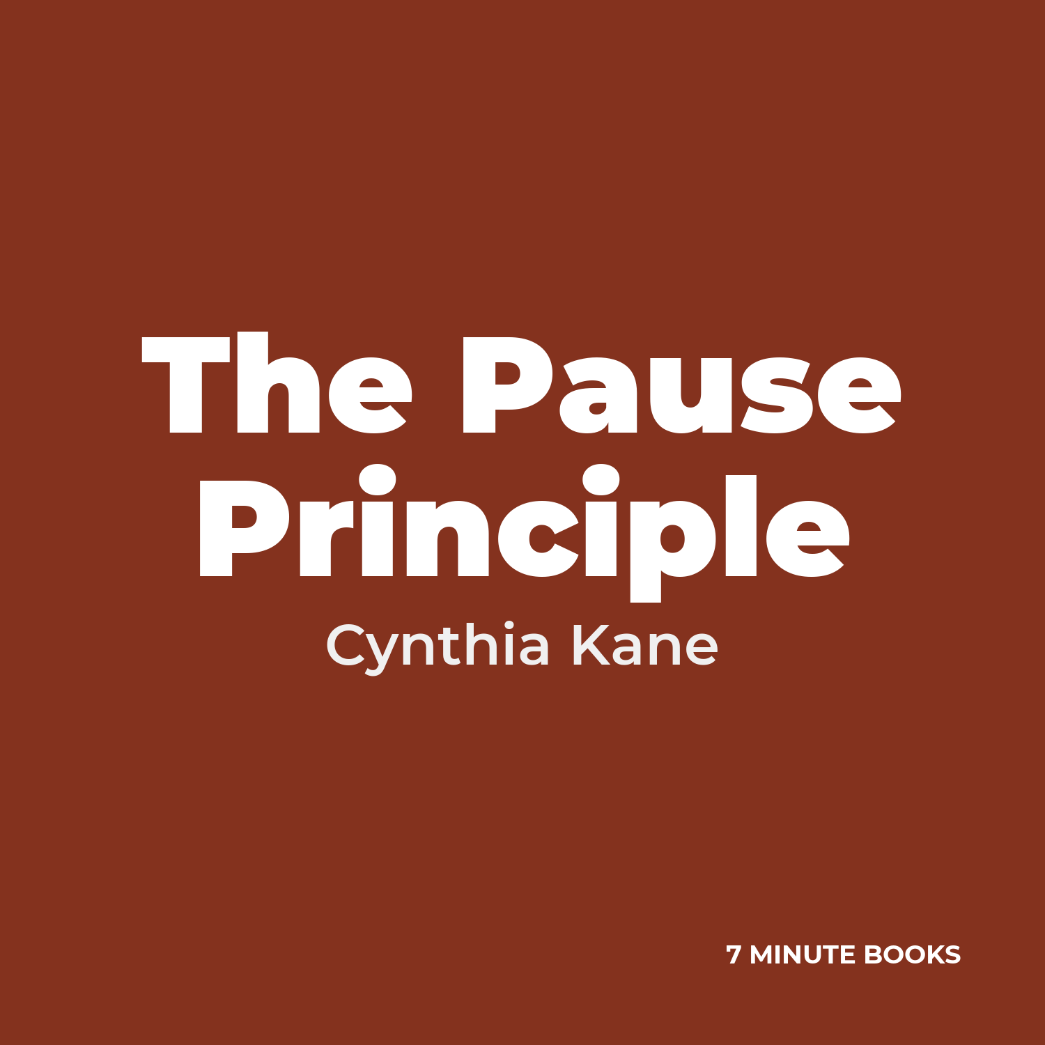 The Pause Principle cover