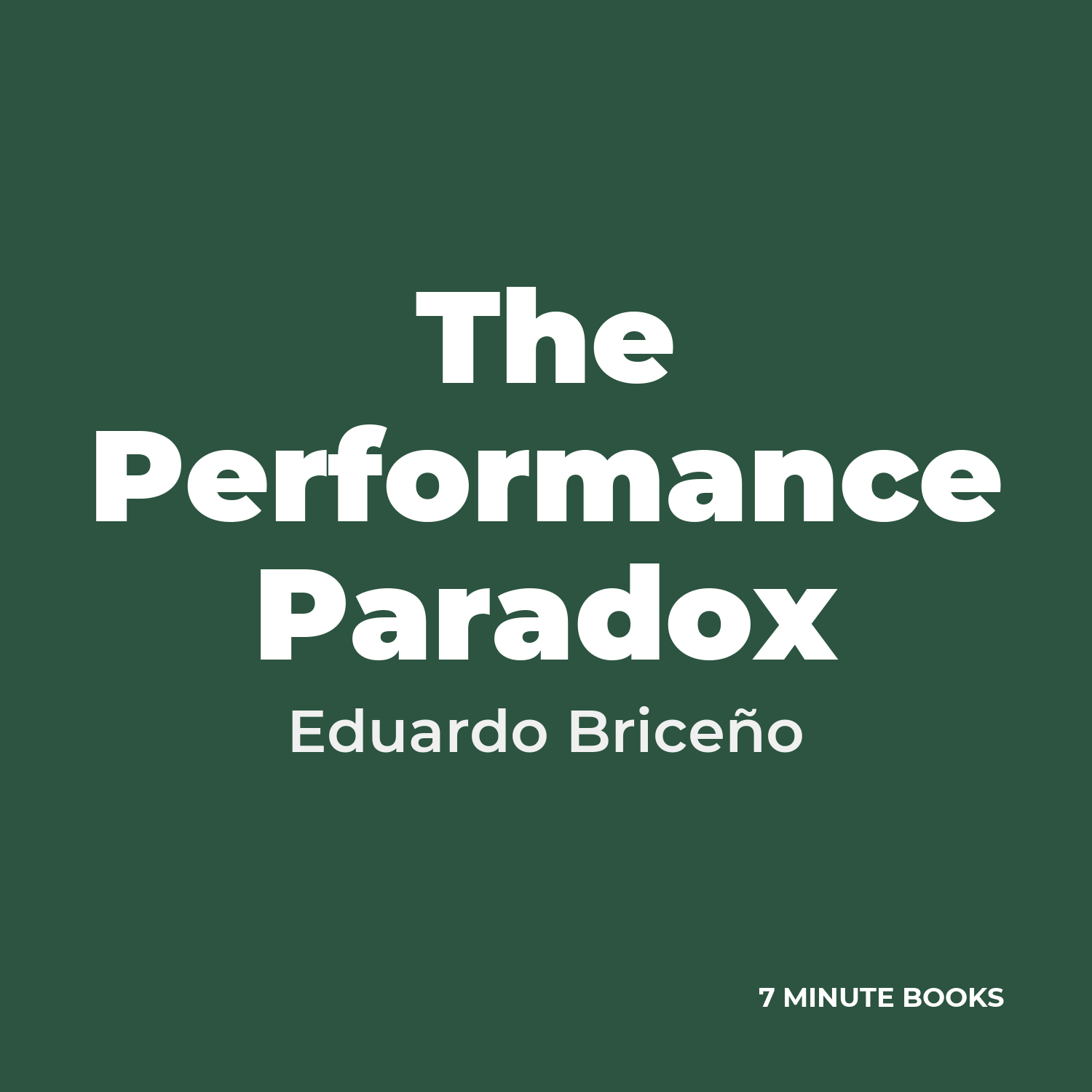 The Performance Paradox cover