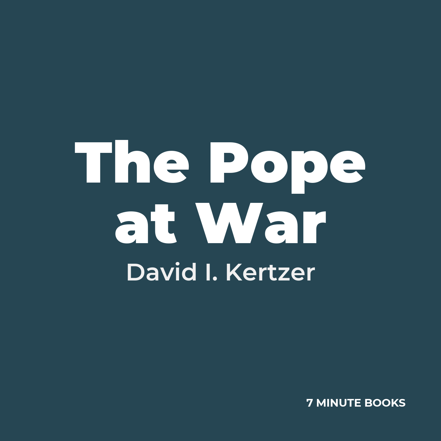 The Pope at War cover