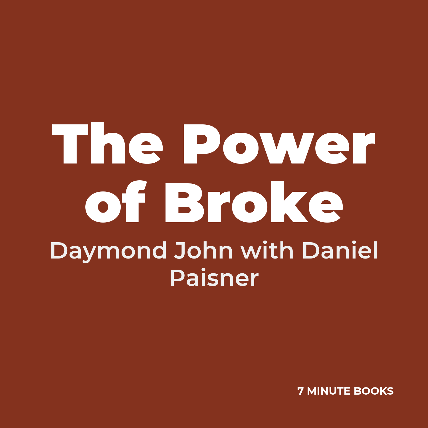 The Power of Broke cover