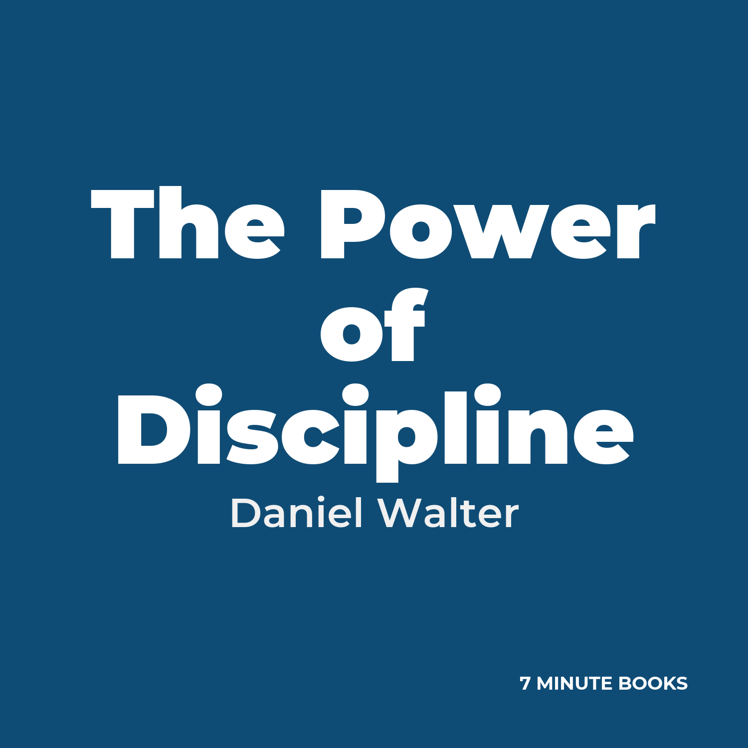 The Power of Discipline cover
