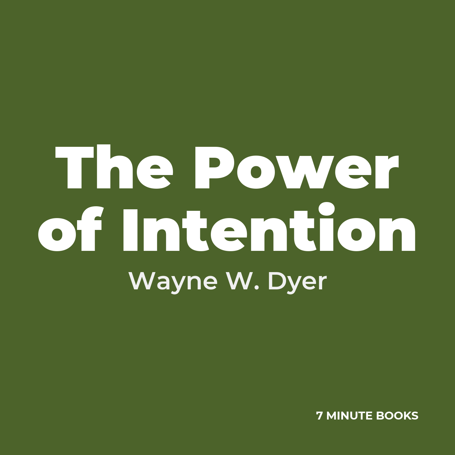 The Power of Intention cover
