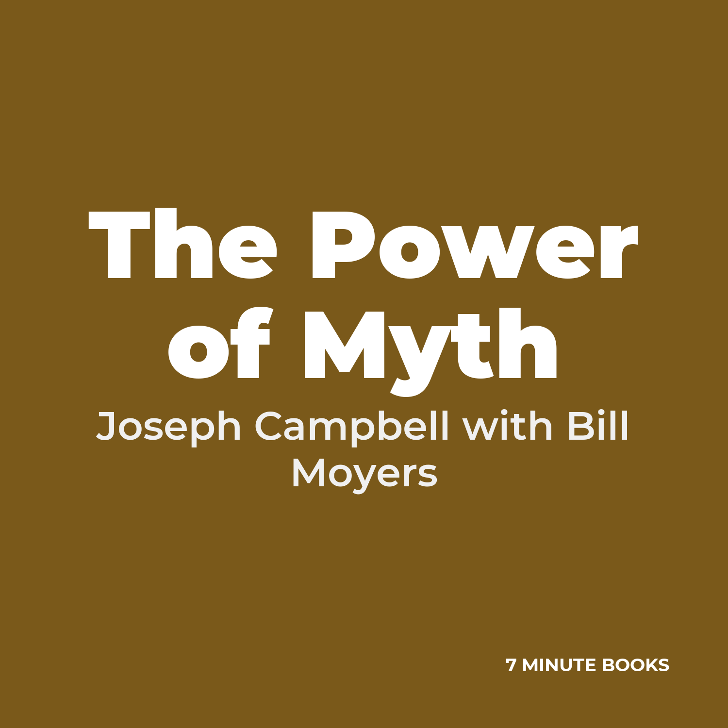 The Power of Myth cover