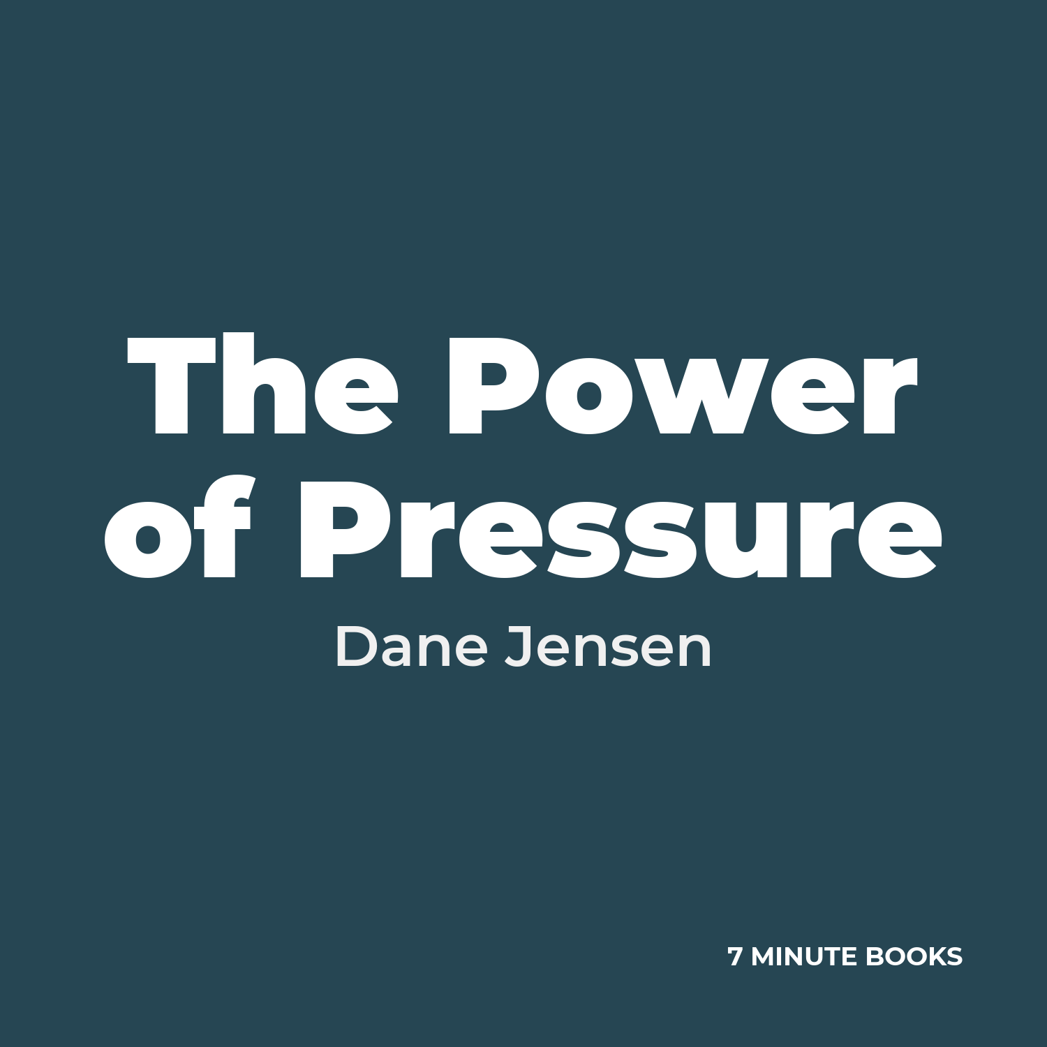 The Power of Pressure cover
