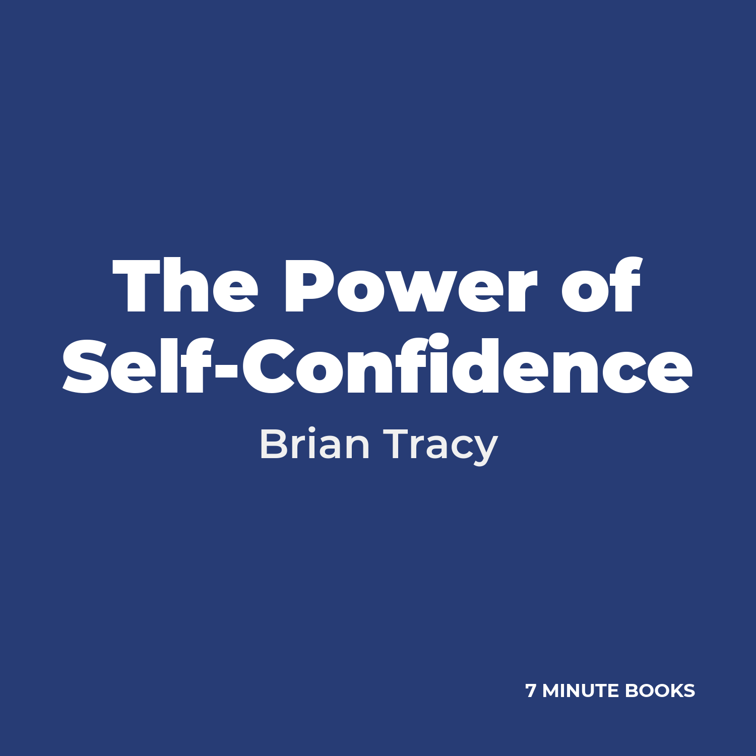 The Power of Self-Confidence cover