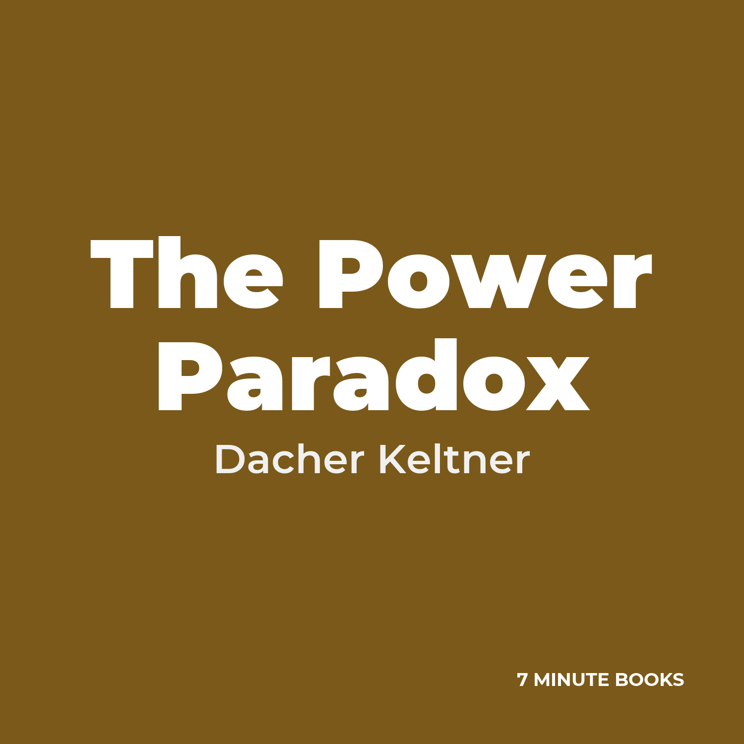 The Power Paradox cover