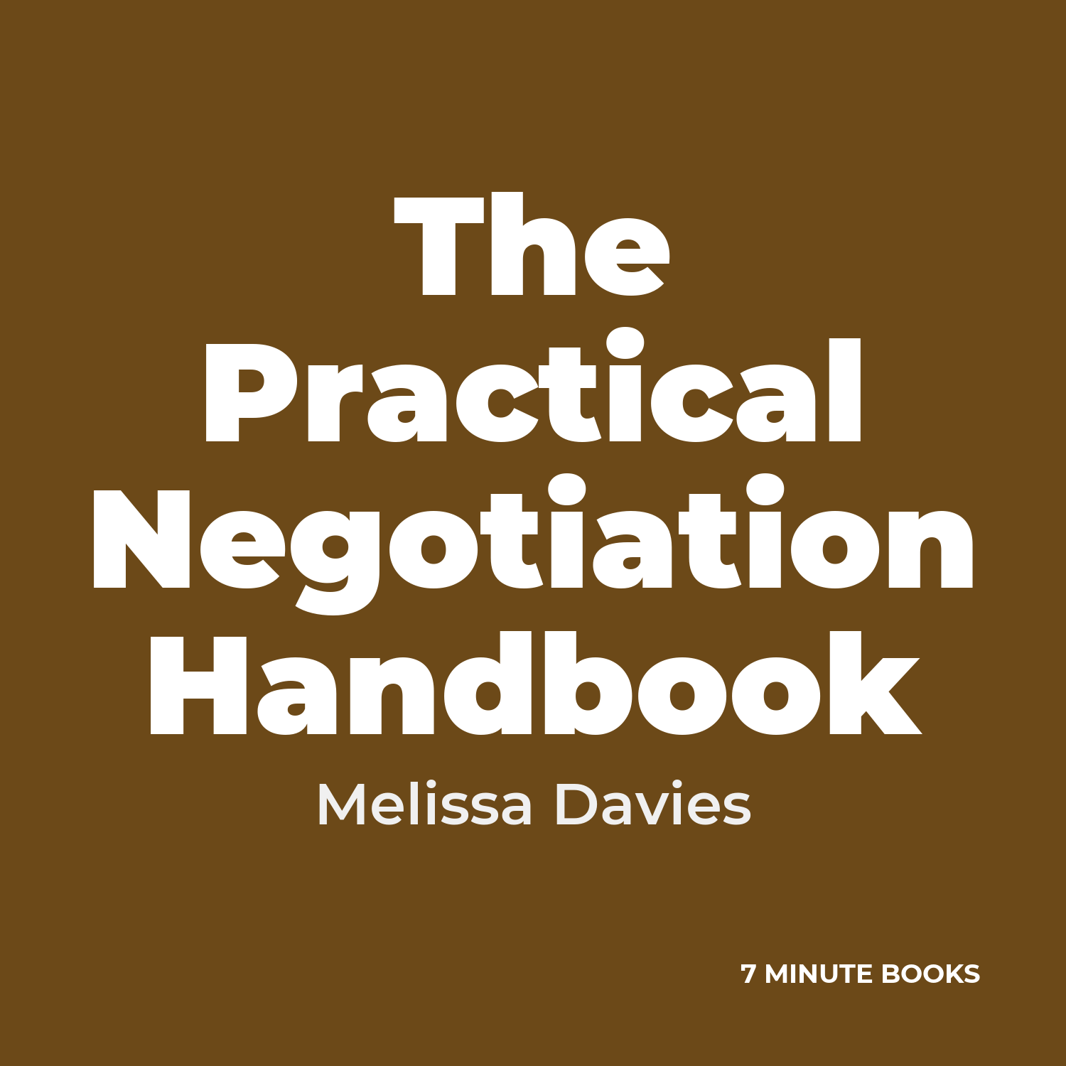 The Practical Negotiation Handbook cover