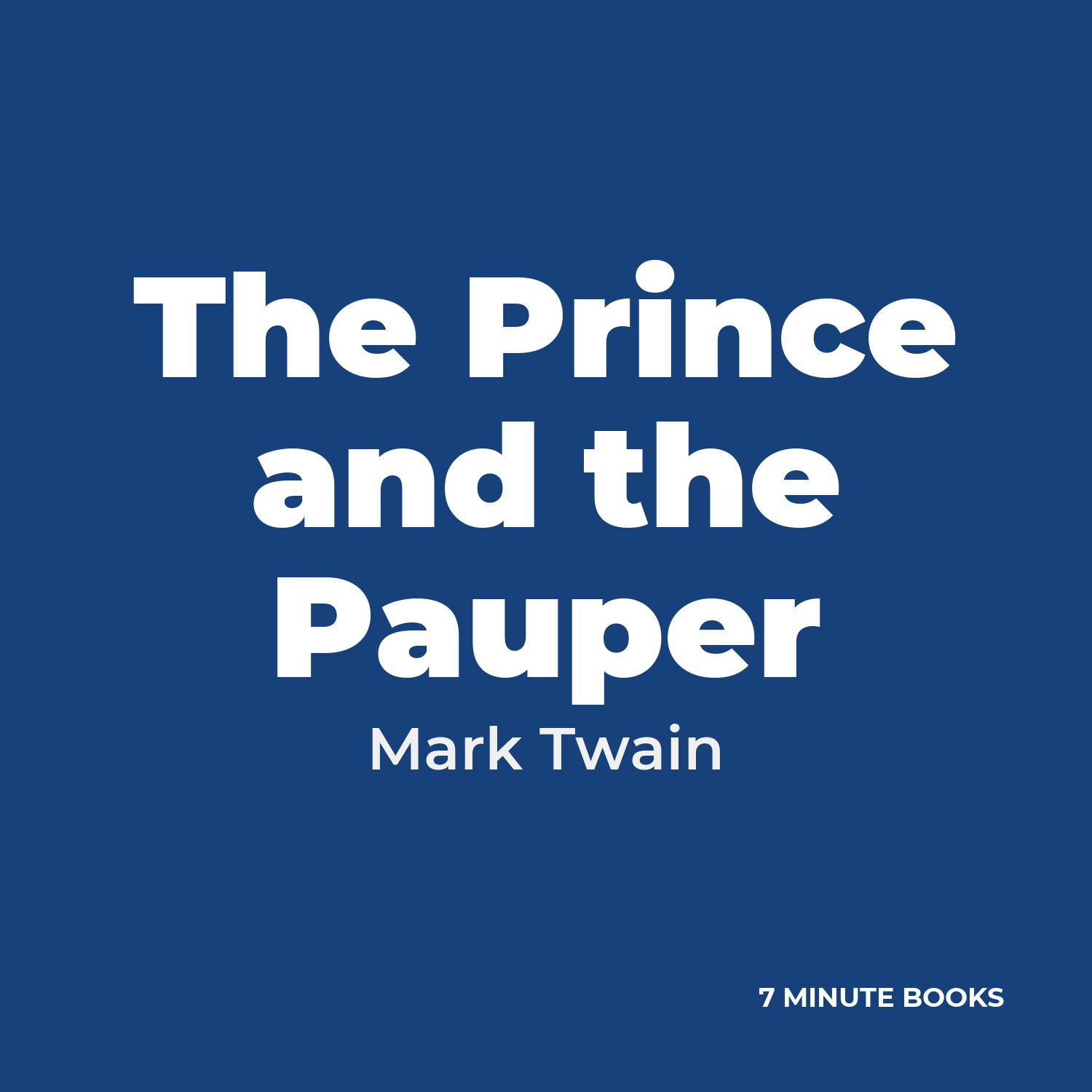 The Prince and the Pauper cover