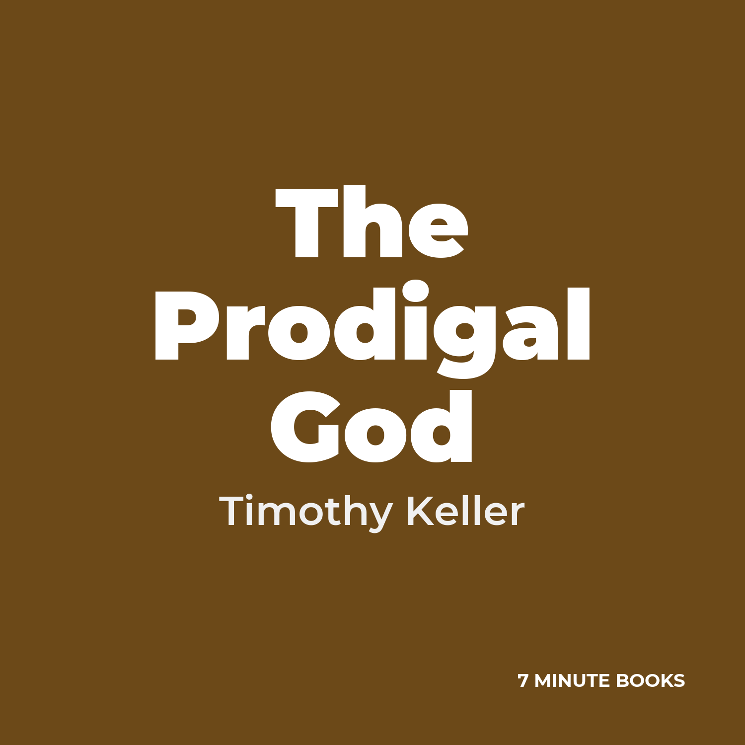 The Prodigal God cover