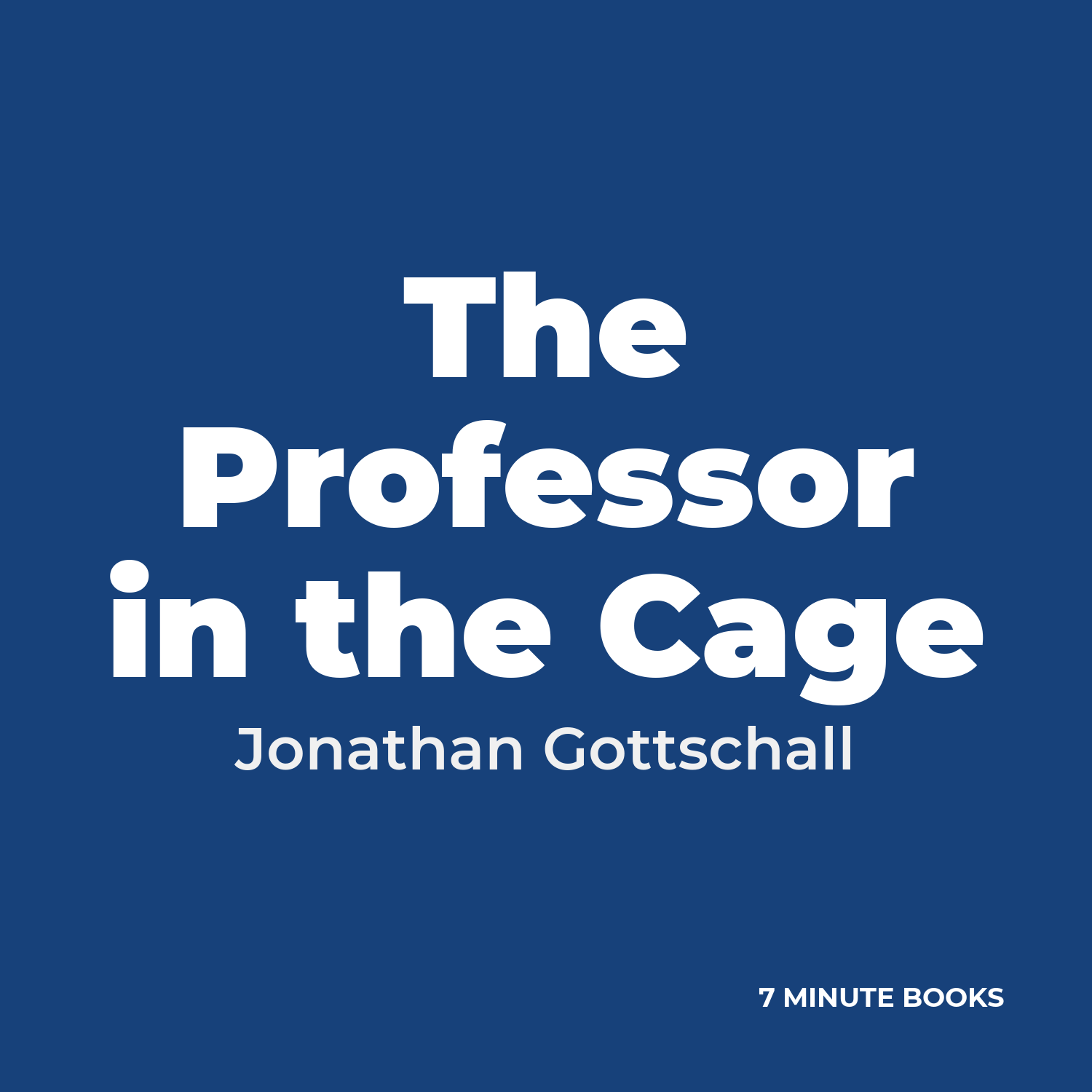 The Professor in the Cage cover