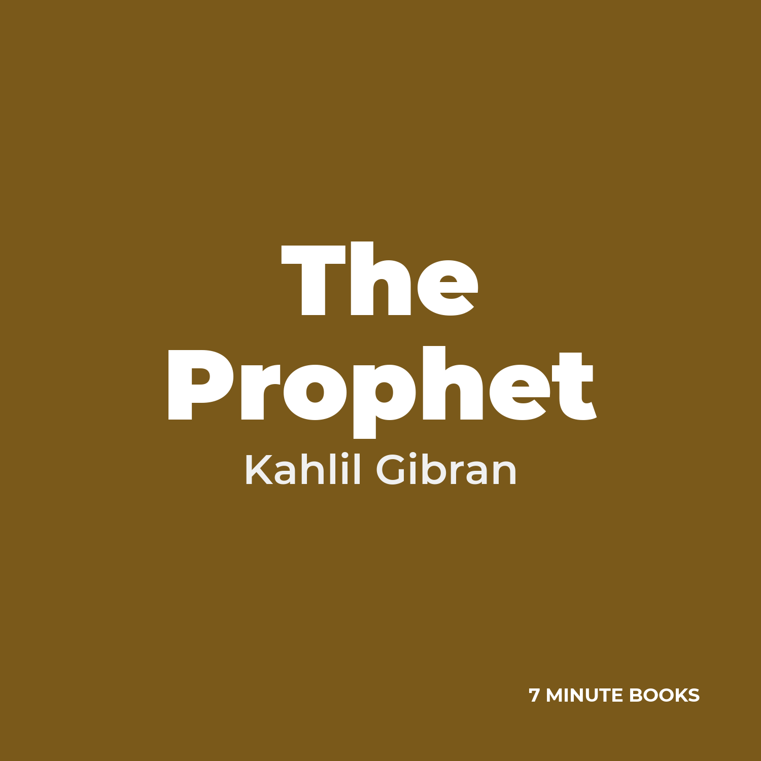 The Prophet cover