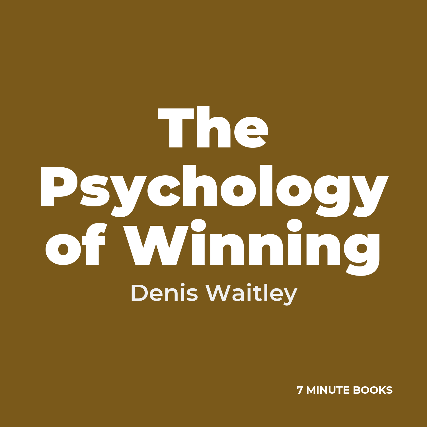 The Psychology of Winning cover