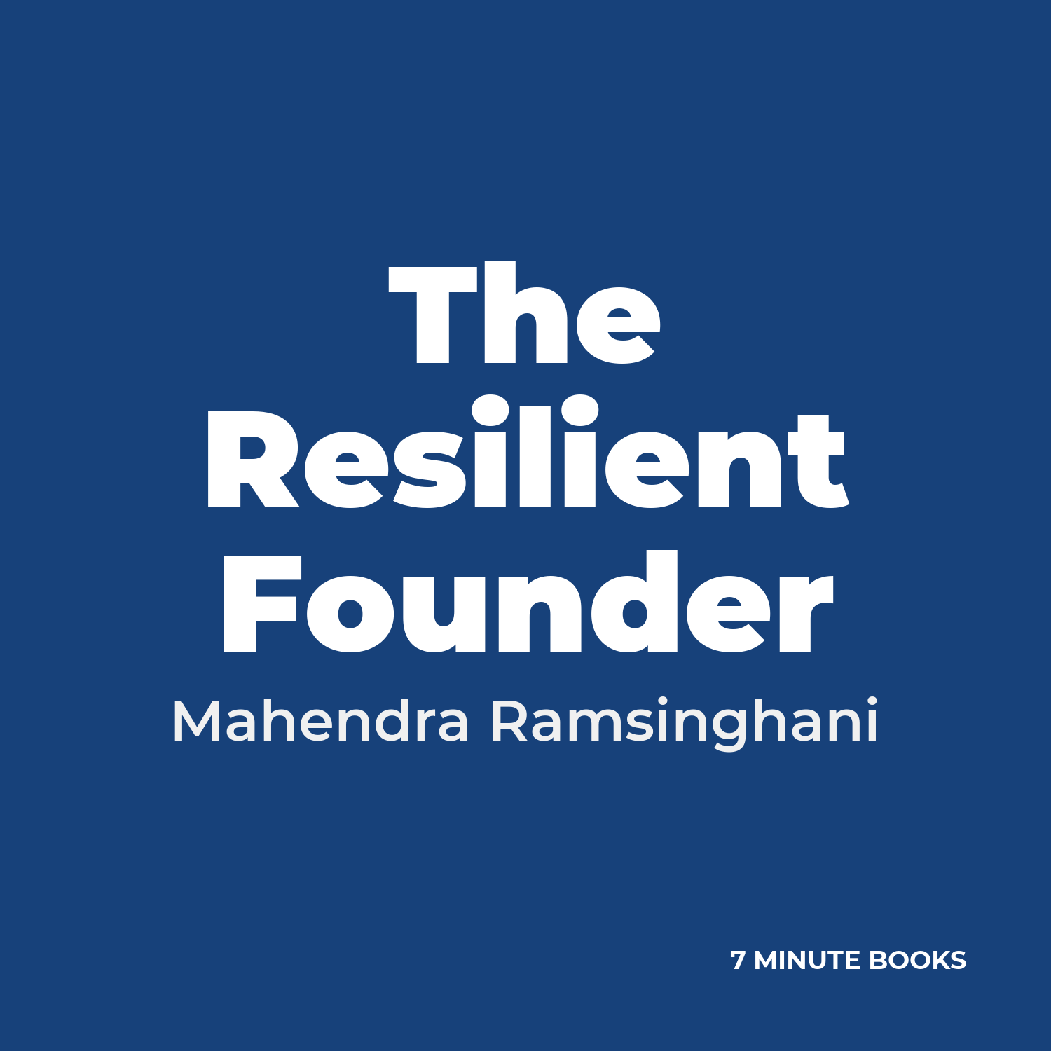 The Resilient Founder cover