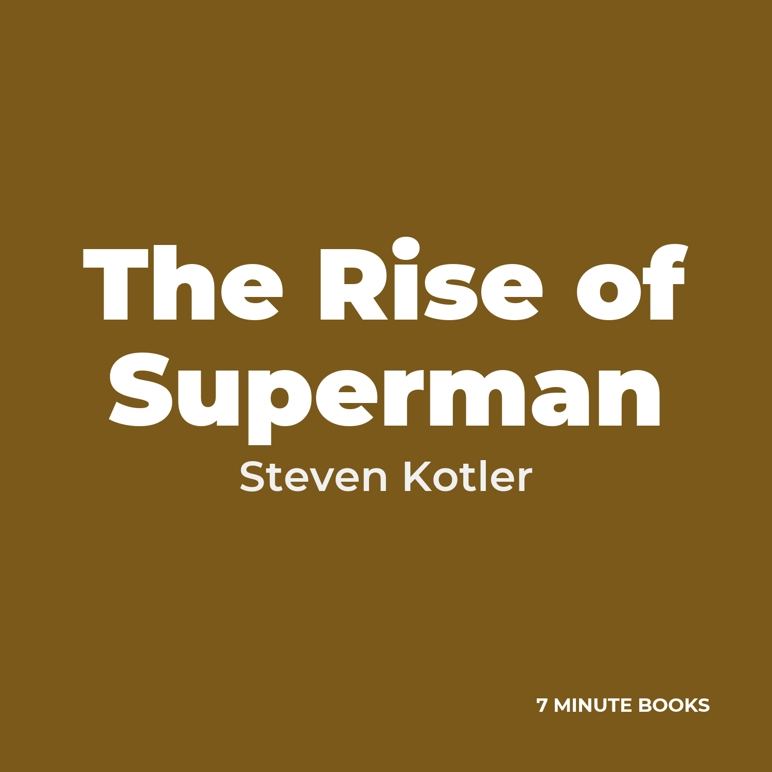 The Rise of Superman cover