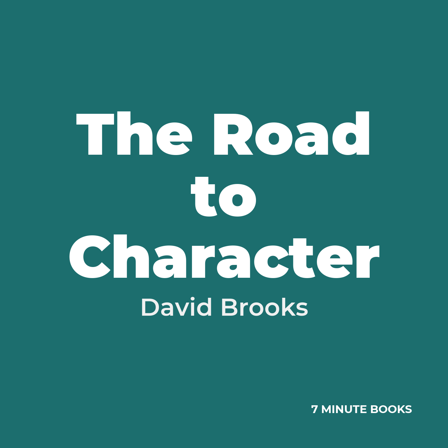 The Road to Character cover