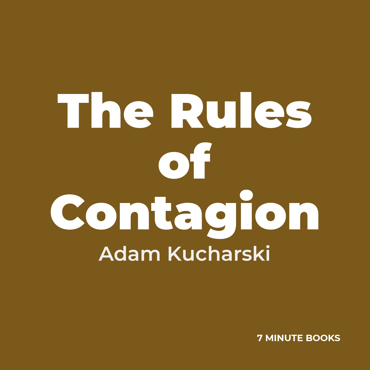 The Rules of Contagion cover