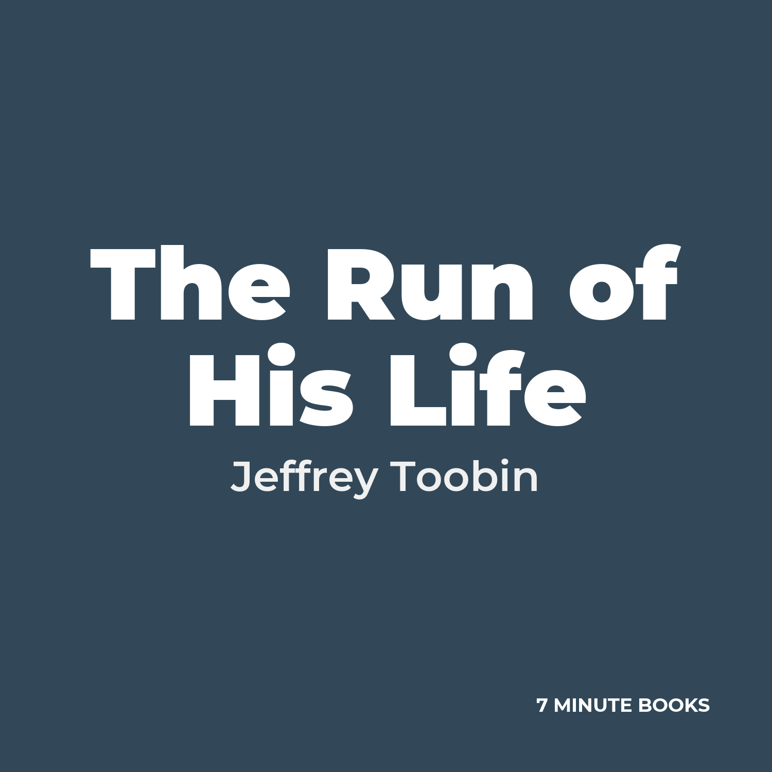 The Run of His Life cover