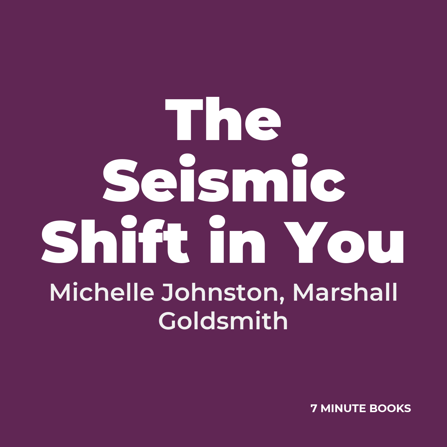The Seismic Shift in You cover