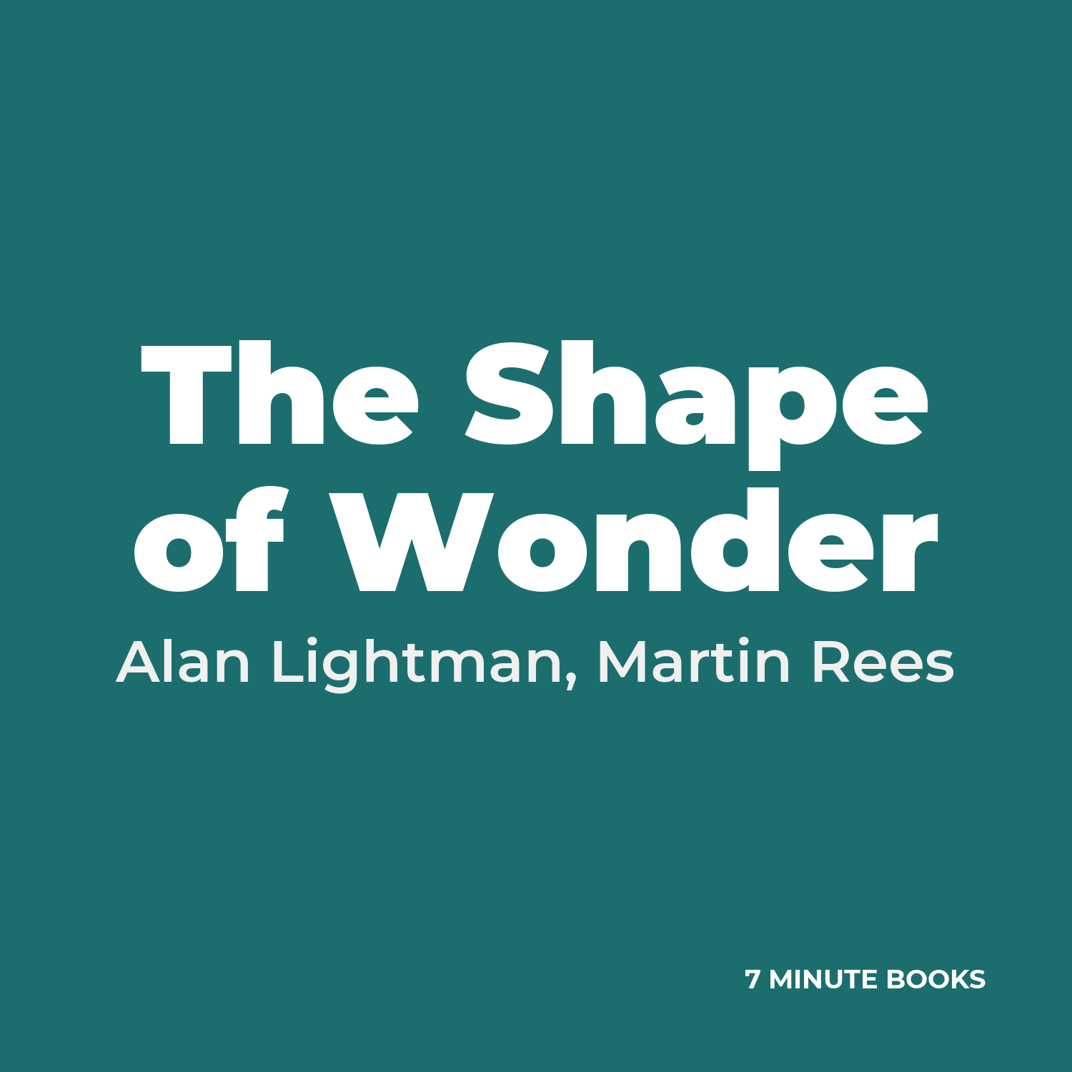 The Shape of Wonder cover