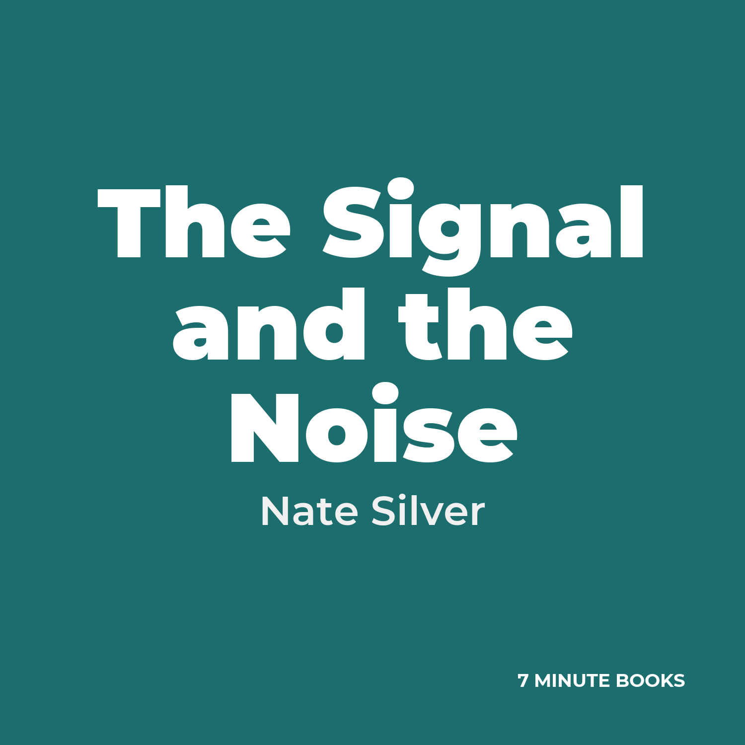 The Signal and the Noise cover