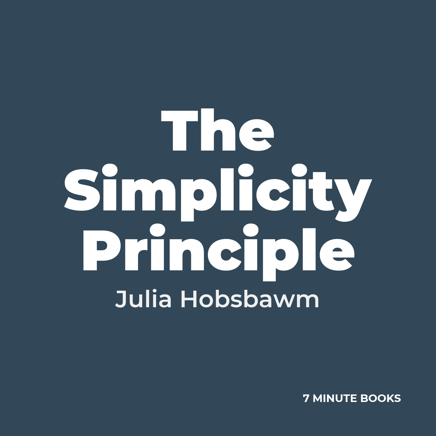 The Simplicity Principle cover