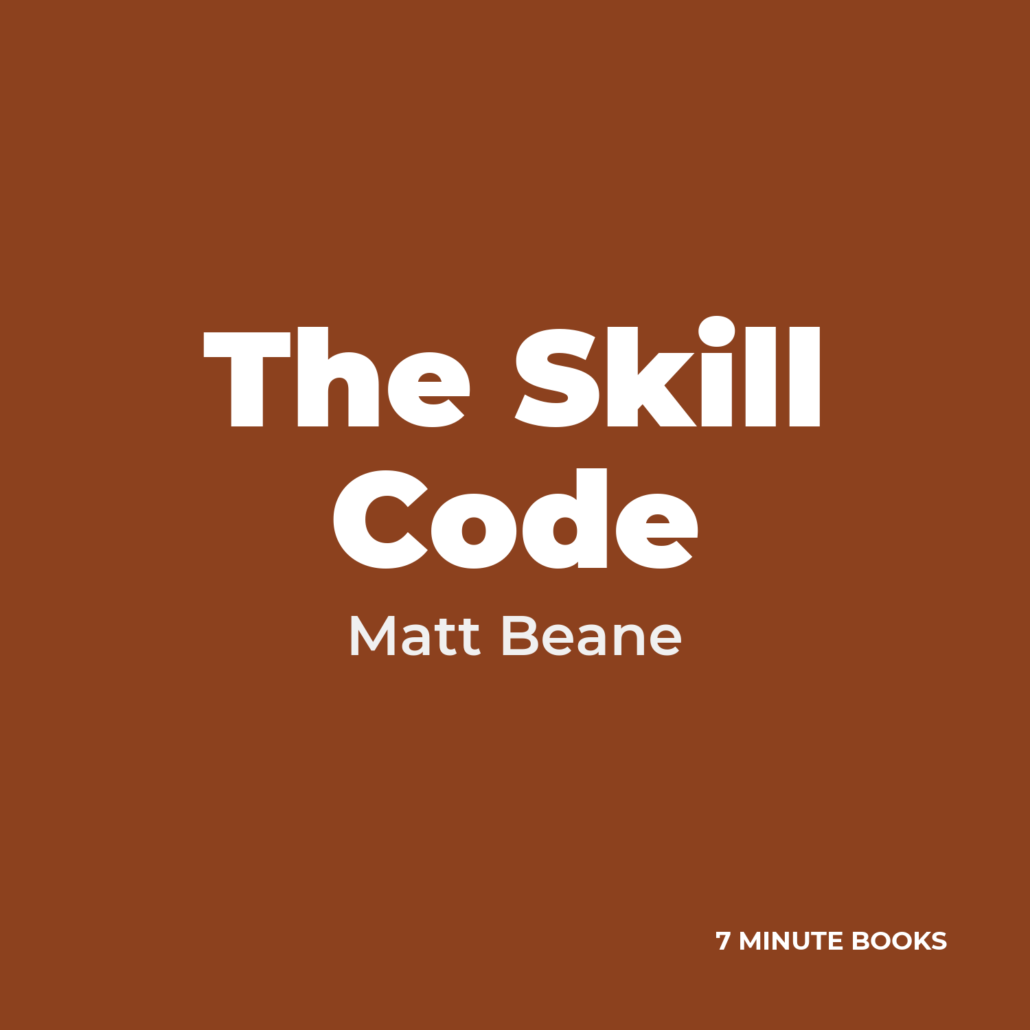 The Skill Code cover