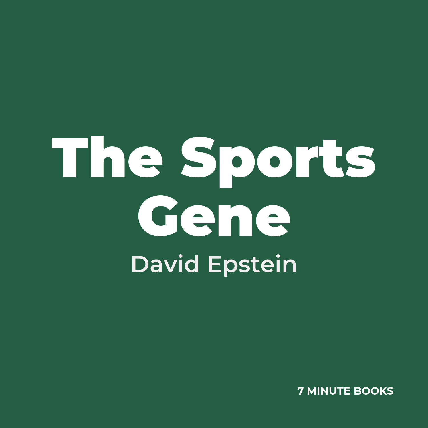 The Sports Gene cover