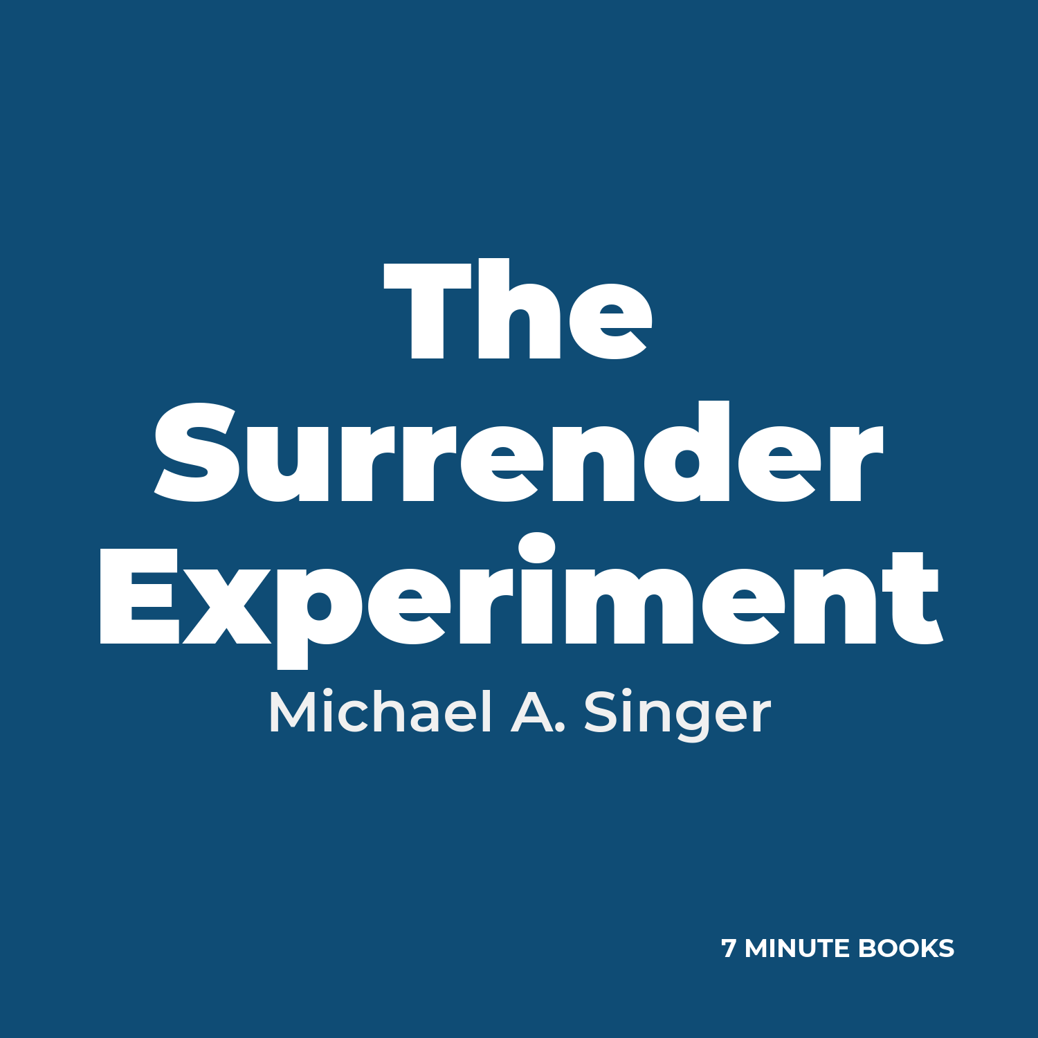 The Surrender Experiment cover