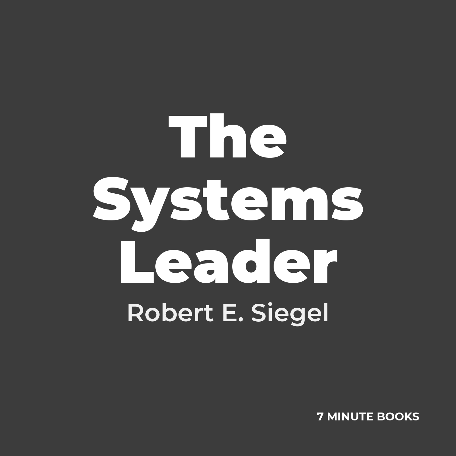 The Systems Leader cover