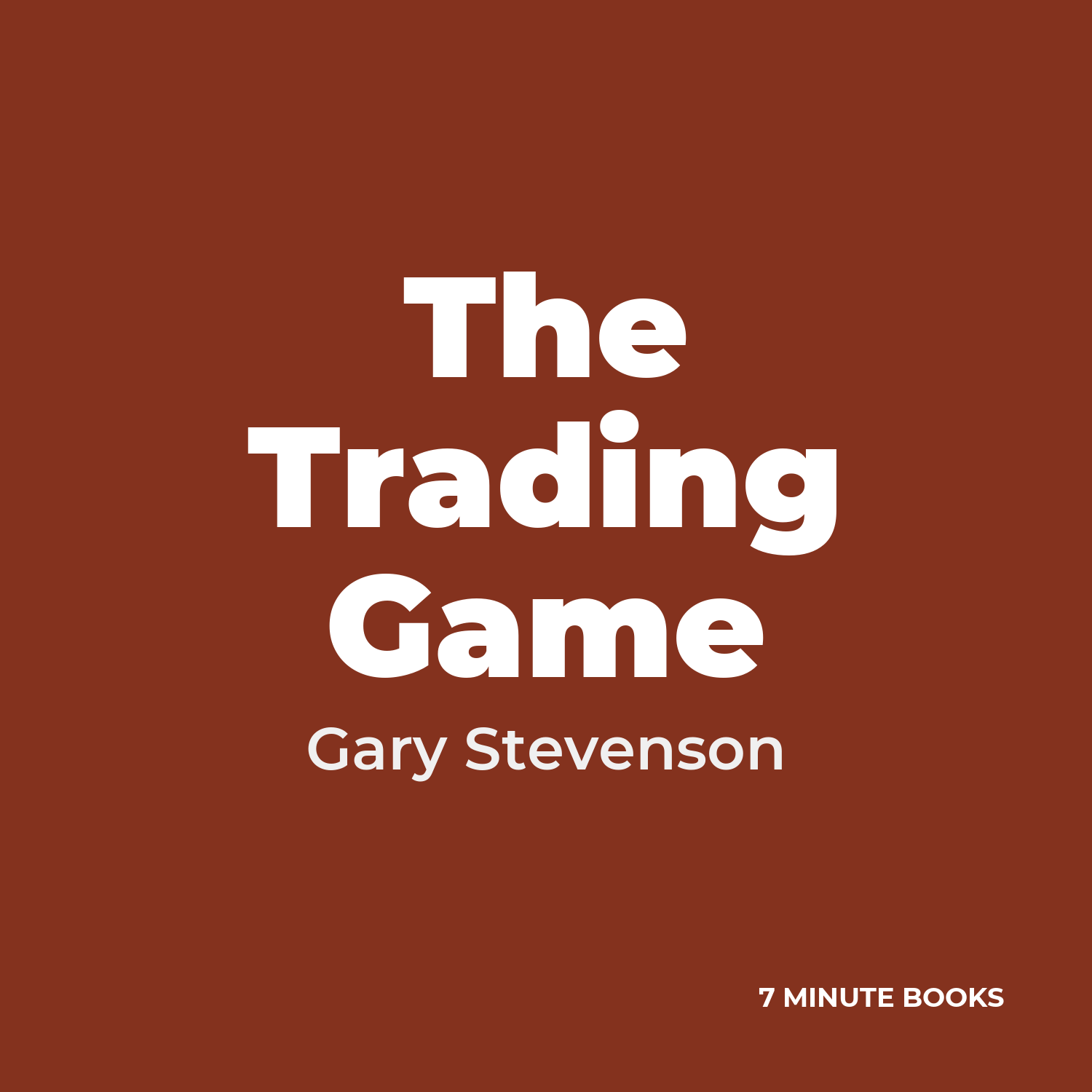 The Trading Game cover