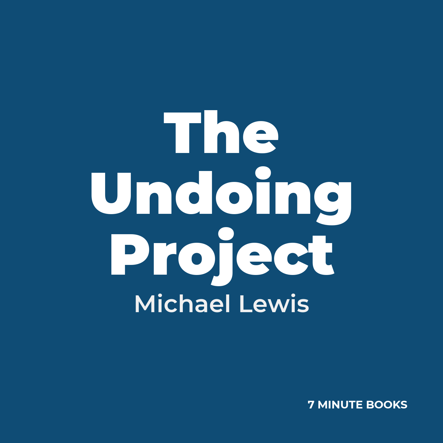 The Undoing Project cover