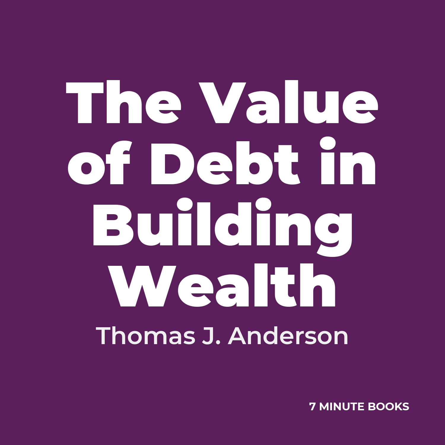 The Value of Debt in Building Wealth cover