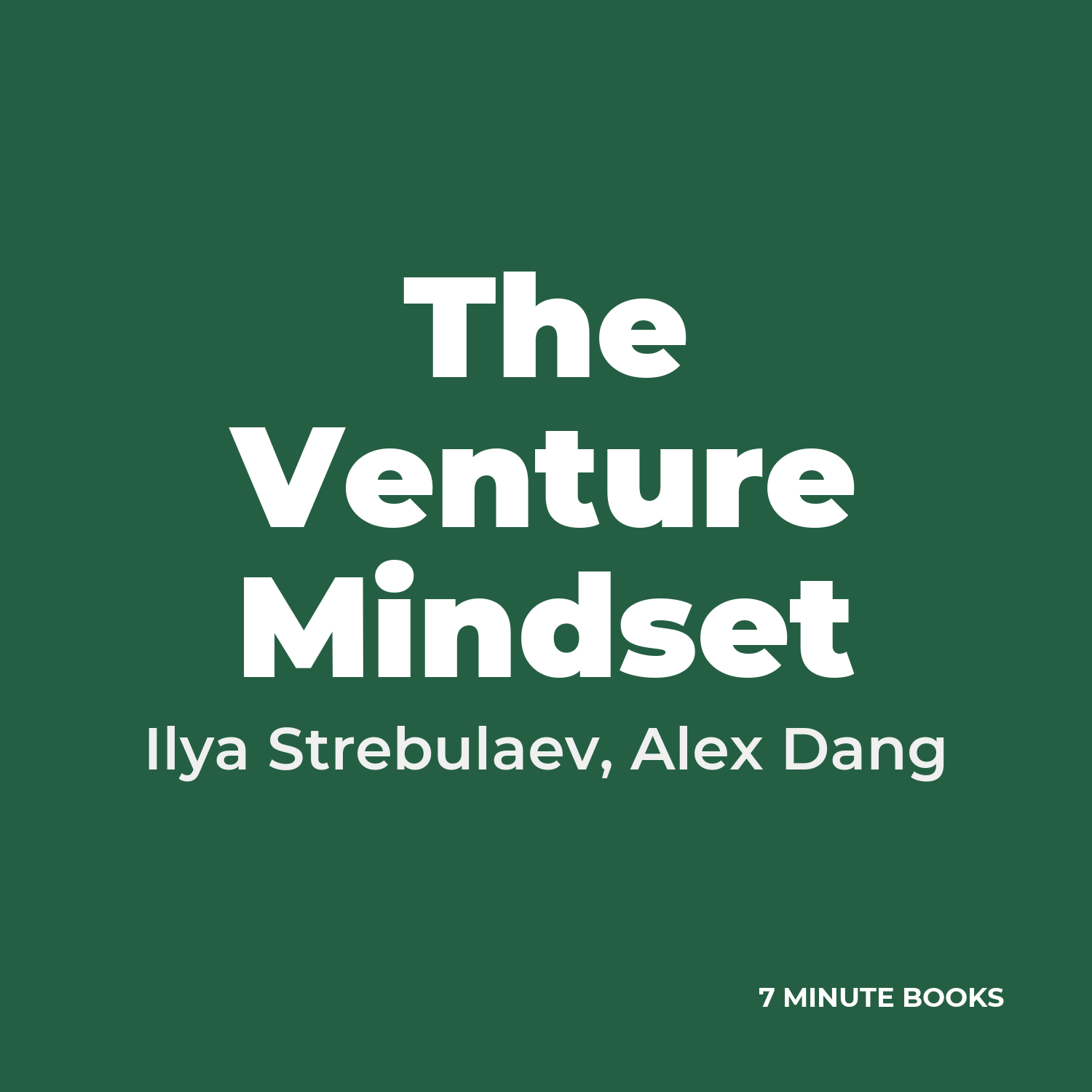 The Venture Mindset cover