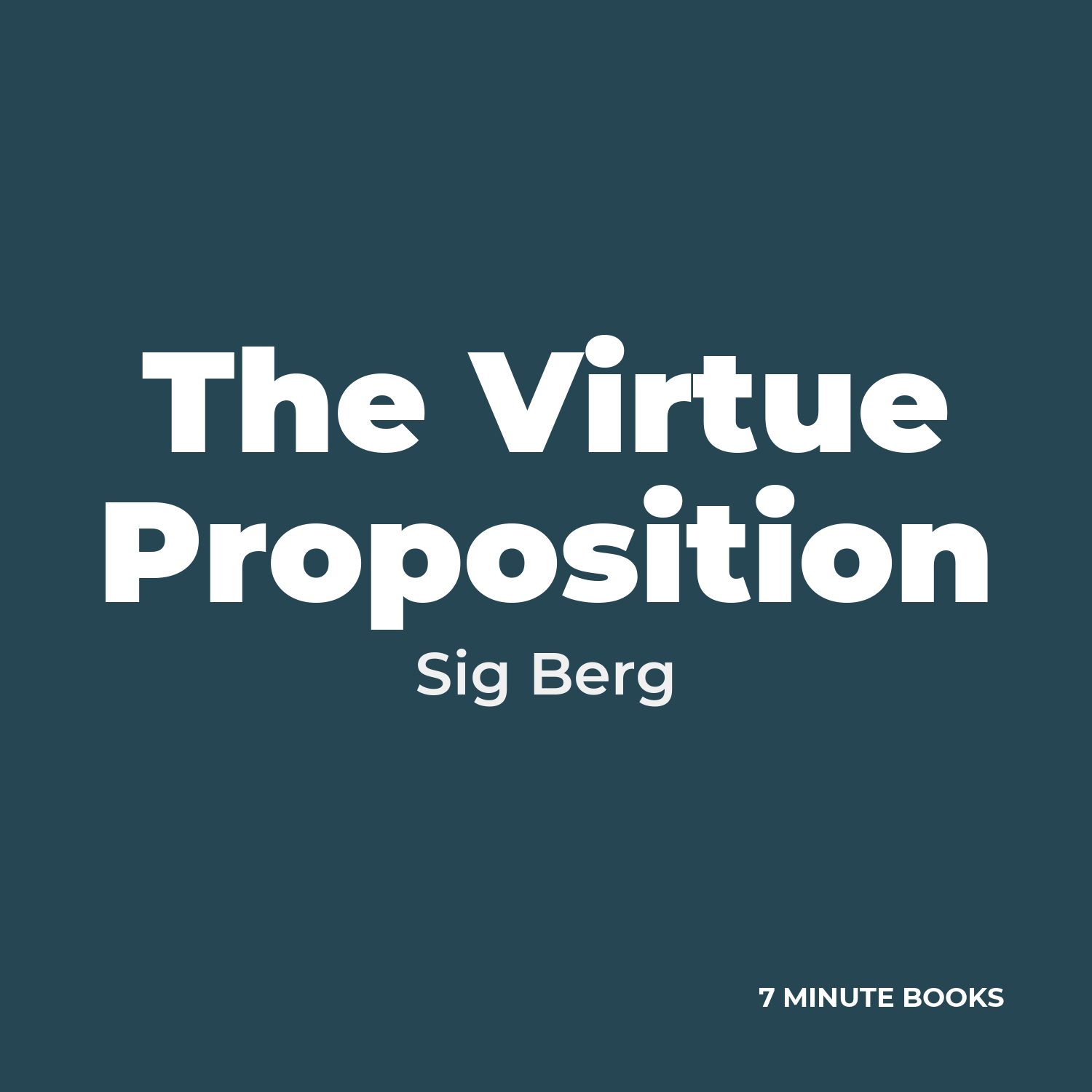The Virtue Proposition cover