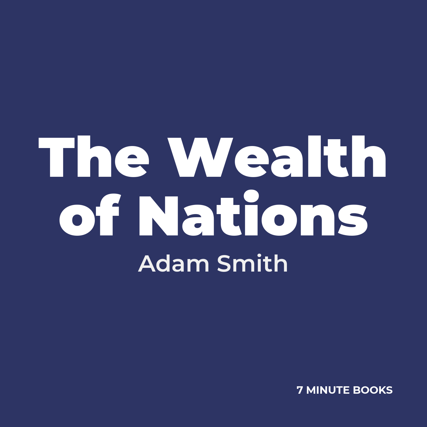 The Wealth of Nations cover