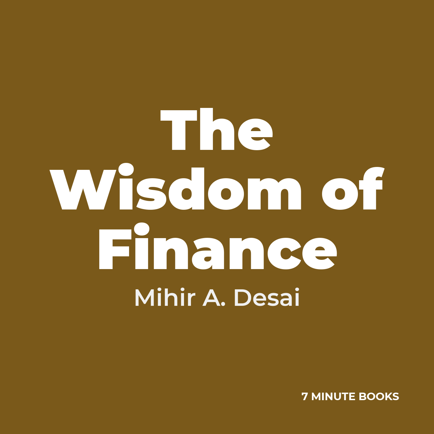 The Wisdom of Finance cover