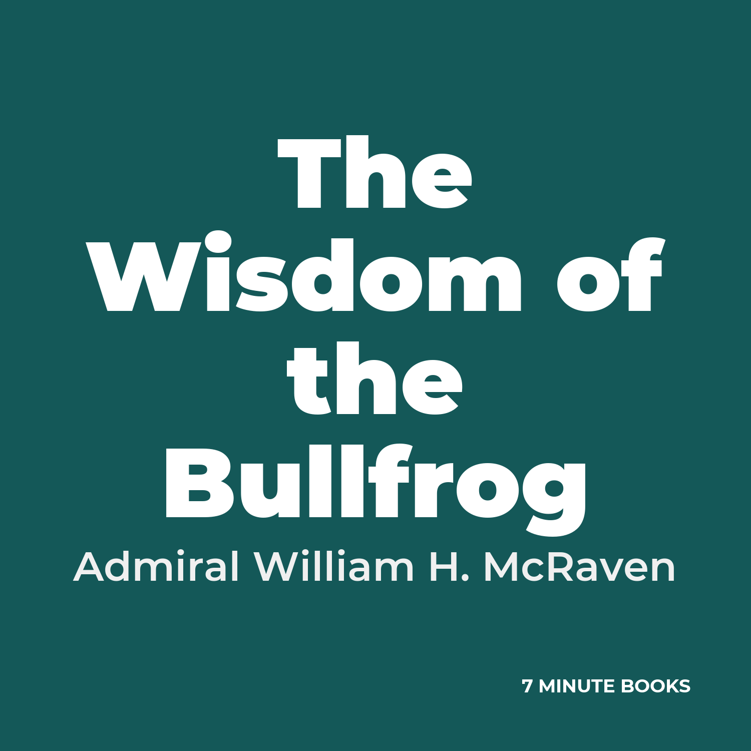 The Wisdom of the Bullfrog cover