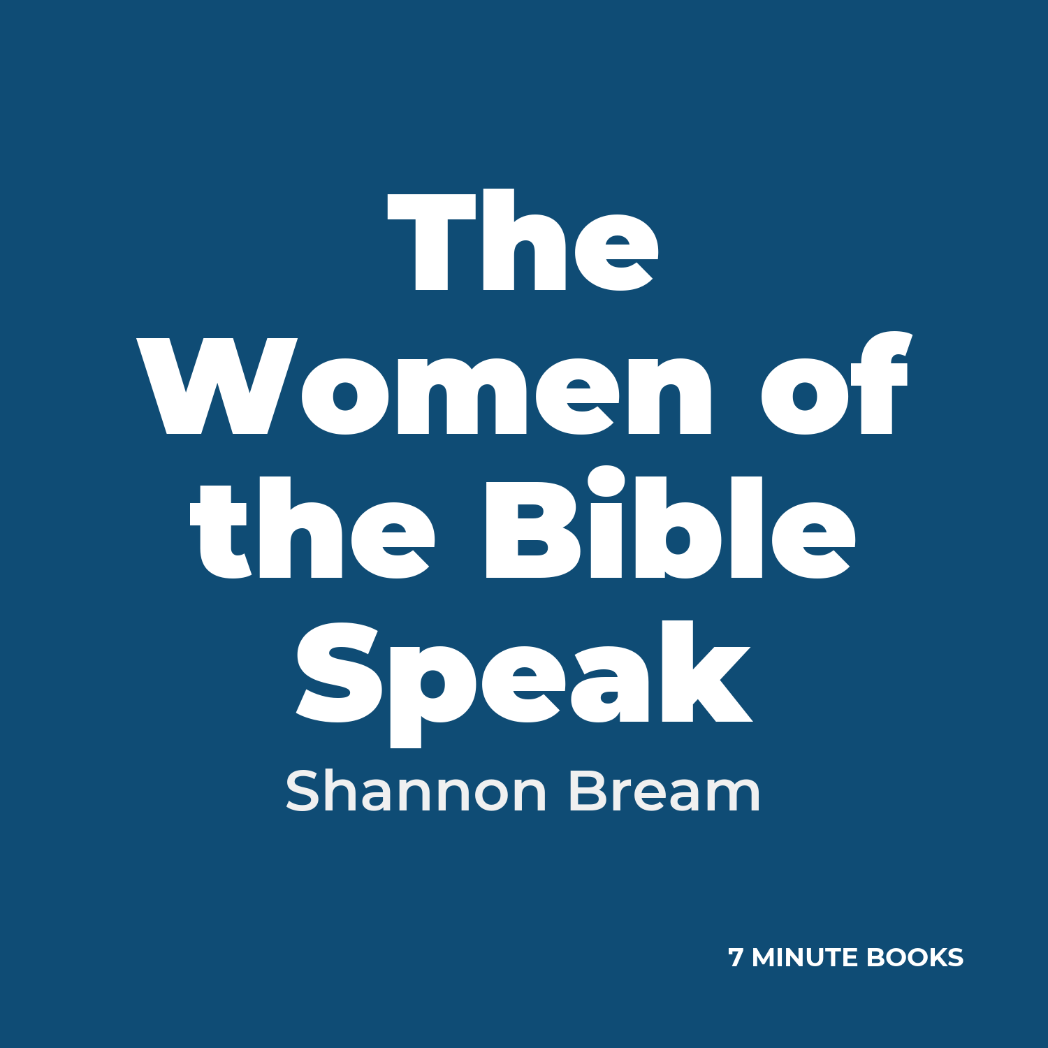 The Women of the Bible Speak cover