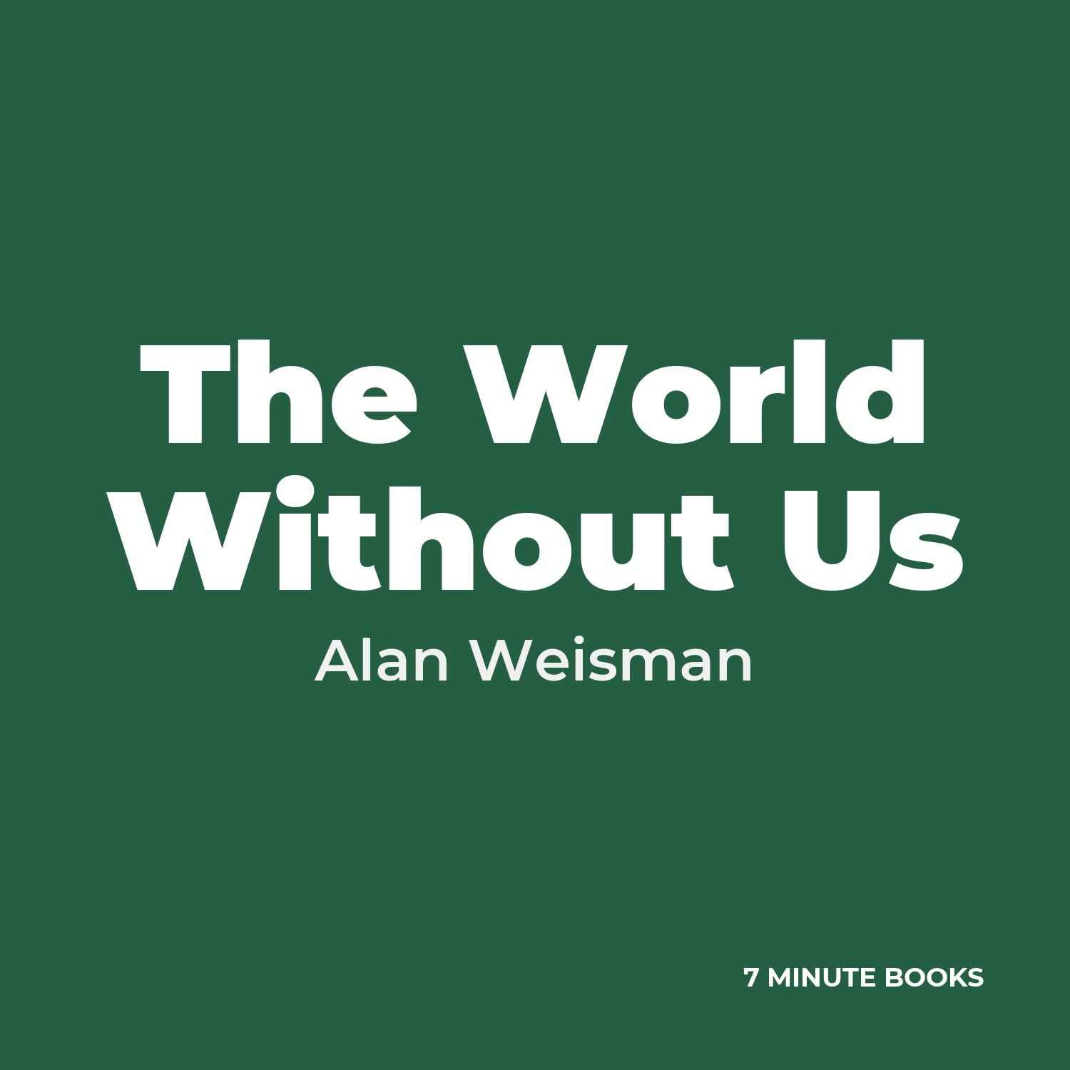 The World Without Us cover